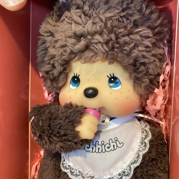 Monchhichi 40th Anniversary Collection Doll Girl Plush Toy Sekiguchi Japan New - Picture 13 of 13